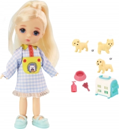 Bambola con Cagnolino Set