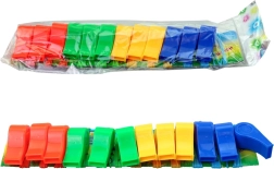 Fischietti di plastica 12 pz – set colorato per bambini e adulti