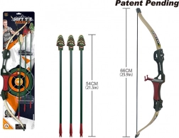 Set di tiro con l’arco per bambini con frecce a ventosa