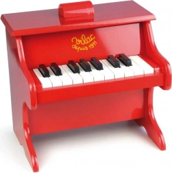 Vilac pianoforte rosso per bambini in legno