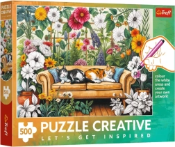 Puzzle 500 pezzi – Orangerie dei gatti TREFL
