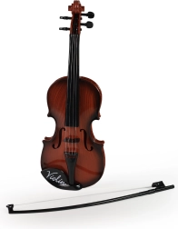 Violino giocattolo in plastica per bambini con archetto