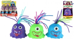 Mostriciattolo di plastica con ventosa 7 cm con luce e suono