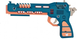 Puzzle 3D in legno - lupo con elastici sparabili