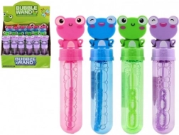 Bolle di sapone Rana 13 cm – 4 colori, bolle per bambini con coperchio carino