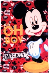 Coperta in pile per bambini Disney Mickey Mouse 100 × 150 cm