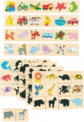 Puzzle in legno Trova l'ombra