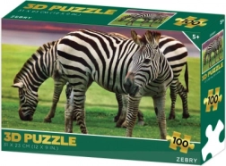Puzzle 3D zebre 100 pezzi