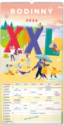 Calendario da parete Pianificatore familiare XXL 2026