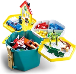 Sluban secchio con mattoncini – verde