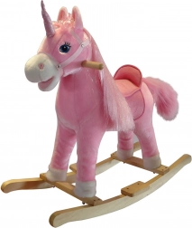 Unicorno a dondolo con melodia PlayTo, rosa