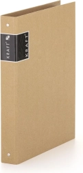Raccoglitore A4 Kraft Nature 4 anelli