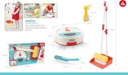 Set di pulizia interattivo con robot aspirapolvere per bambini