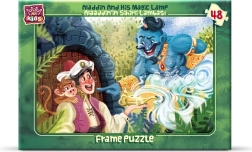 Puzzle per bambini Aladino e la lampada magica 48 pezzi