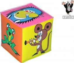 Cubo sonoro KRTEČEK in plastica 7 × 7 cm