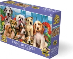 Puzzle 3D cuccioli 100 pezzi 31 × 23 cm