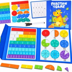 Set magnetico per l'insegnamento delle frazioni per bambini