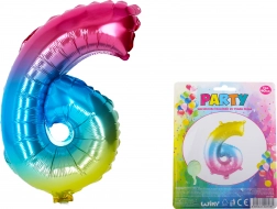 Palloncino colorato numero 6