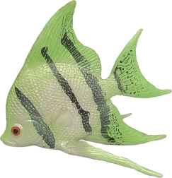 Pesciolino di gomma verde 10 cm