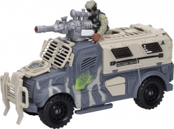 Veicolo militare con figurina ed effetti