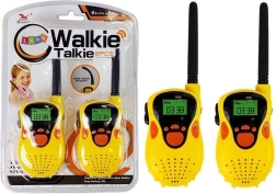 Ricetrasmittente Walkie Talkie Radio a onde corte 100 m di portata Giallo per bambini