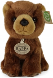 Orso di peluche marrone Rappa 18 cm amico ecologico