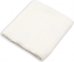 copertina in mussola New Baby bianca 60 × 60 cm