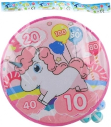 Bersaglio con unicorno a strappo 35 cm