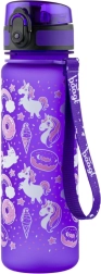 BAAGL Bottiglia per bambini con motivo unicorno, 500 ml
