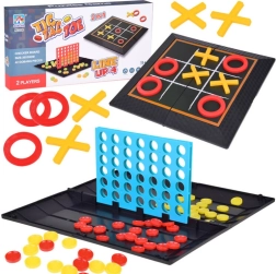 Set giochi 2in1 Tris e Connessione 4 giochi strategici