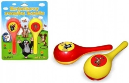 Palline di rumba per bambini 2 pz in plastica Krtek