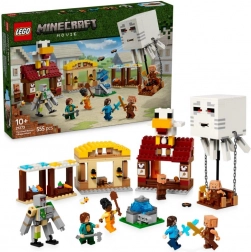 LEGO Minecraft Mongolfiera Ghast e attacco al villaggio