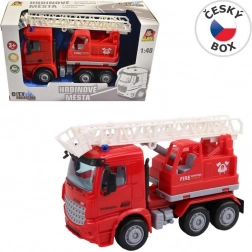 Autopompa dei vigili del fuoco con piattaforma a inerzia 16 cm