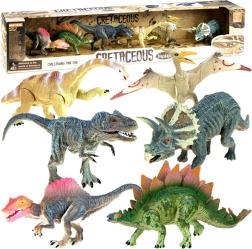 Set di dinosauri - figurine dipinte