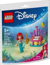 lego disney principesse – festicciola di compleanno con ballo di ariel e flounder