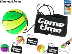 Pallina da allenamento Gametime su elastico 6 cm con fascia da polso
