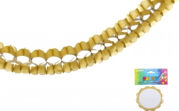 Ghirlanda di carta dorata 3,6 m