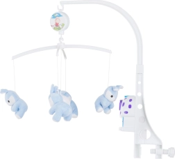 giostrina musicale da appendere con conigli blu CHIPOLINO