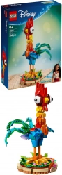 lego disney vaiana 2 heihei – figurina snodabile da esposizione