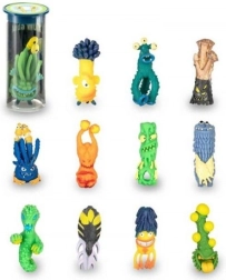 Mostriciattolo spaziale in silicone in tubetto 7–9 cm, assortimento