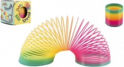 Molla a spirale arcobaleno in plastica 6,5 cm