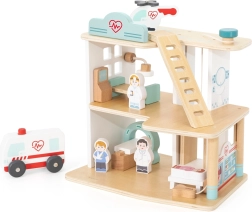 Ospedale in legno Viga Toys con accessori