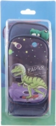 Astuccio con motivo dinosauro con ciondolo