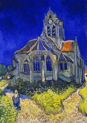 Puzzle Vincent van Gogh – Chiesa ad Auvers-sur-Oise 1000 pezzi