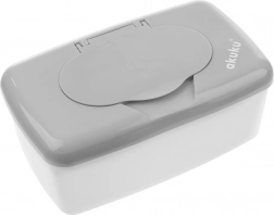 Scatola per salviette umidificate Akuku grigia