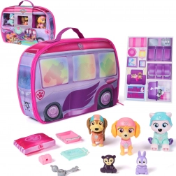 Paw Patrol Skye Pupcation set di salvataggio con caravan portatile