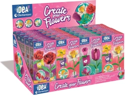 Clementoni mini fabbrica di fiori – set creativo per realizzare fiori di carta