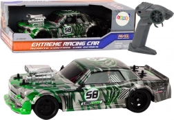Auto RC 1:16 con 2,4G, ruote in gomma per drift – verde