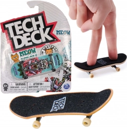 Tech Deck fingerboard MEOW Gatta bianca + adesivi
