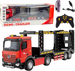 Camion da trasporto telecomandato rosso RC 2.4G 6CH